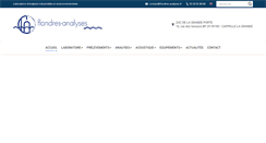 Desktop Screenshot of flandres-analyses.com